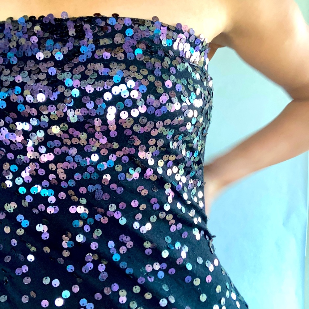 EXPRESS Sequin Tube top ✨